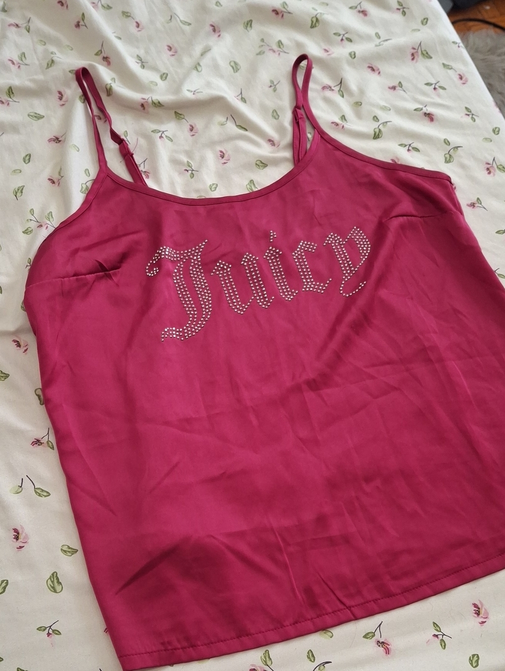 Juicy Couture Bedazzled Satin Cami
